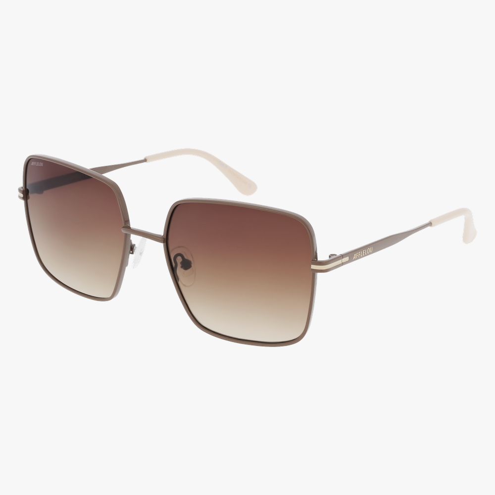LUNETTES DE SOLEIL femme ESTELA marron - Vue de face