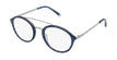 Óculos graduados ROSSINI BL azul - vue de 3/4
