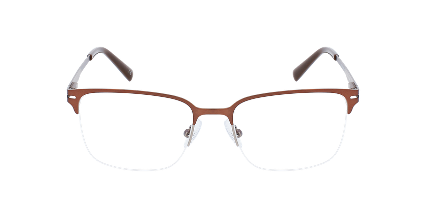 LUNETTES DE VUE homme ABEL marron/gris - Vue de face