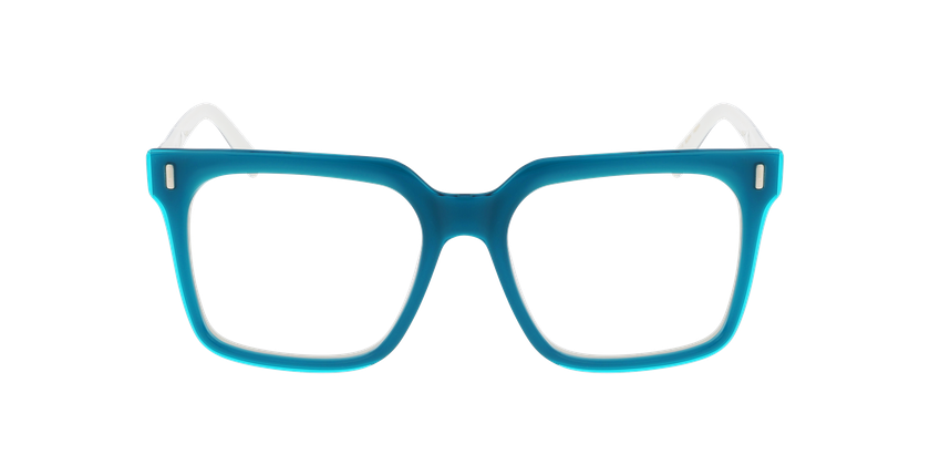 LUNETTES DE VUE femme CARACTÈRES PASSIONNÉE bleu - Vue de face