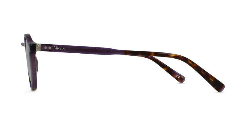 Óculos graduados BRAHMS PU tartaruga/violeta - Vista lateral