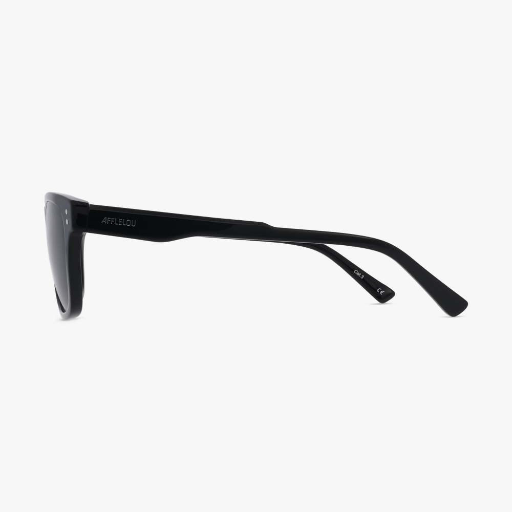 LUNETTES DE SOLEIL homme AUSTRIA noir - Vue de face