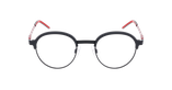 LUNETTES DE VUE homme MAGIC276 noir/rouge - Vue de face