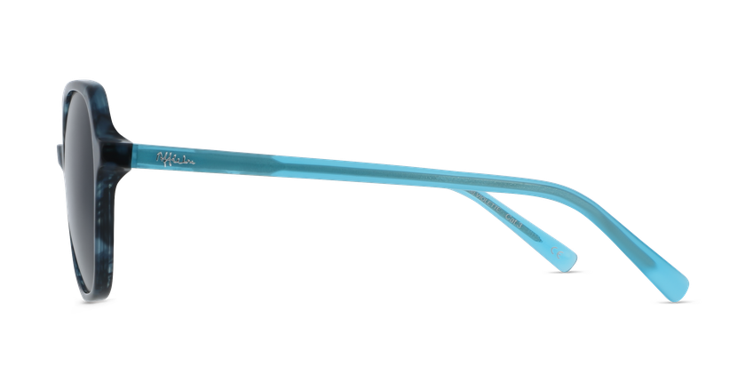 LUNETTES DE SOLEIL enfant VIOLETTE turquoise/noir - Vue de face