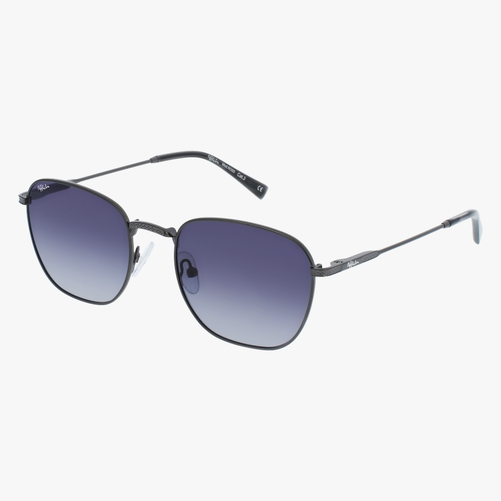 LUNETTES DE SOLEIL ROSS noir/gris - Vue de face