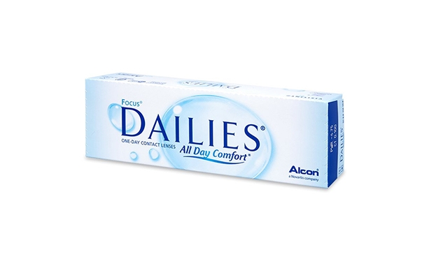 Lentilles de contact Dailies All Day Comfort 30L - Vue de face