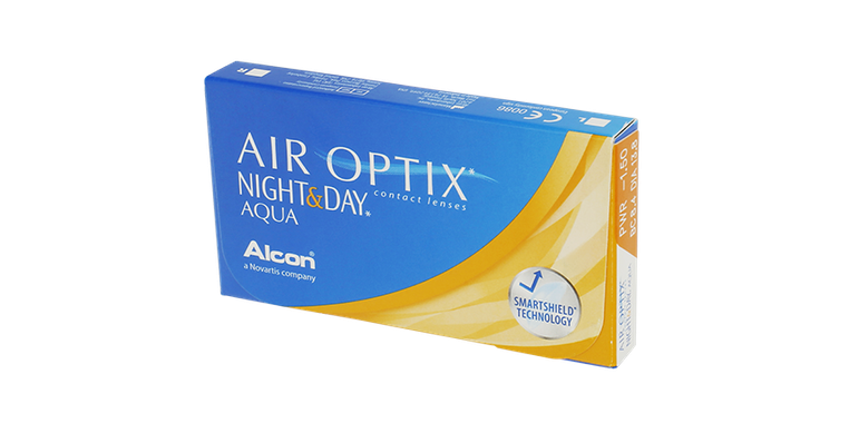 Lentilles de contact Air Optix Aqua Night Day 6,4 6L
