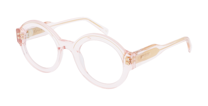 LUNETTES DE VUE CARACTERES FIL D'OR PERSPICACE rose - Vue de face