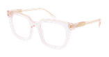 LUNETTES DE VUE femme CARACTERES FIL D'OR REVEUSE rose - Vue de face