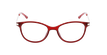 Óculos graduados senhora MAGIC 131 RD vermelho/dourado - Vista de frente