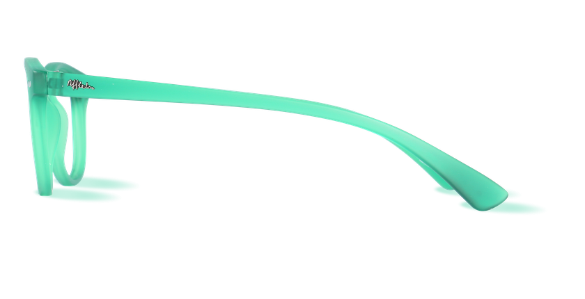 Óculos graduados MOD01P verde - Vista lateral