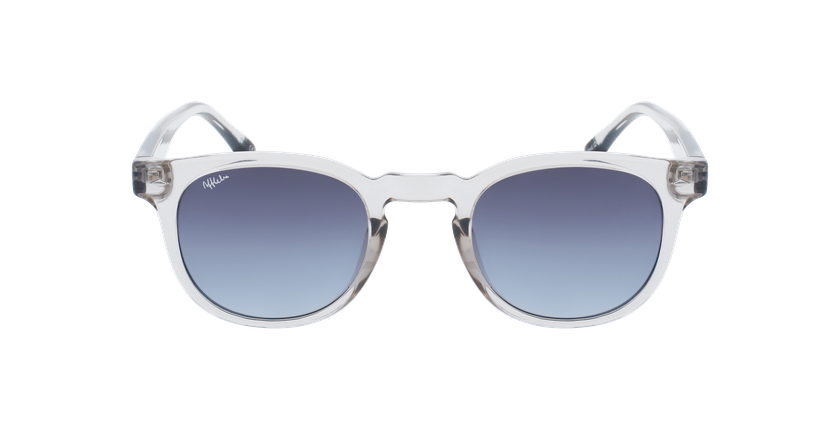 Óculos de sol homem IZAN GY branco/cinzento - Vista de frente