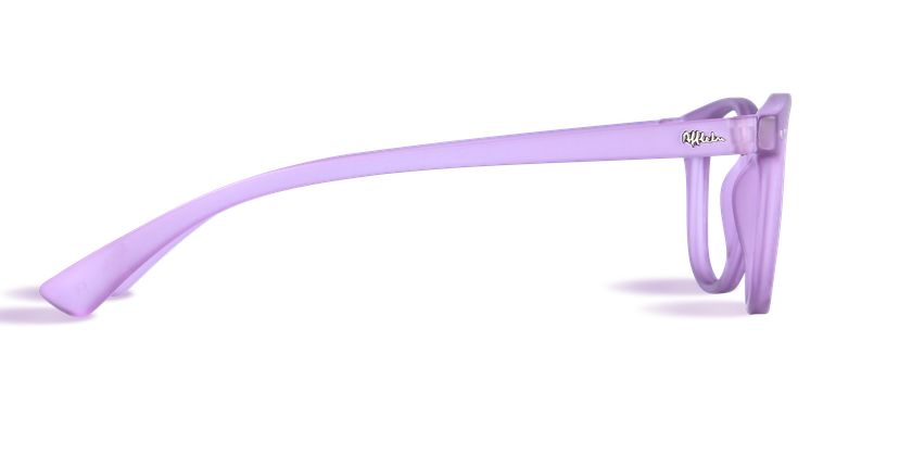 Óculos graduados MOD01P violeta - Vista lateral