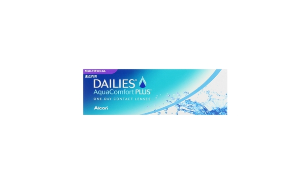 Lentilles de contact Dailies AquaComfort Plus Multifocal - Vue de face