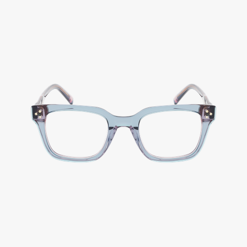 LUNETTES DE VUE femme CARACTÈRES EXPRESSIVE bleu/violet Vue de face