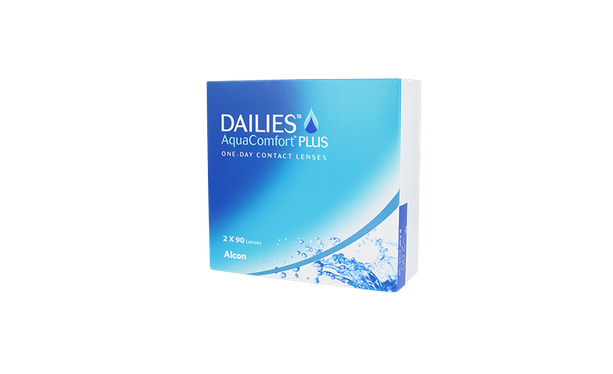 Lentilles de contact Dailies AquaComfort Plus 180 L - Vue de face