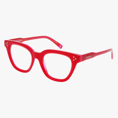 Lunettes de vue femme CARACTÈRES ARTISTE rouge/rose