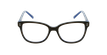 Óculos graduados criança CARLA BRPU (TCHIN-TCHIN +1€) castanho/violeta - Vista de frente