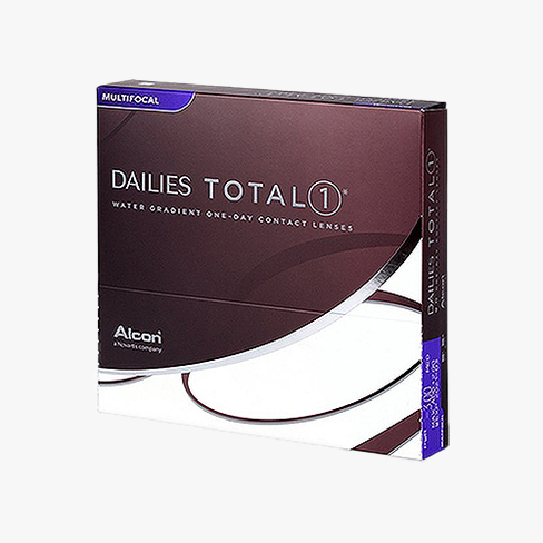 Lentilles de contact Dailies Total 1 Multifocal 90L Vue de face