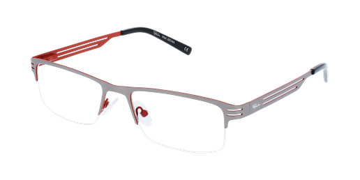 LUNETTES DE VUE homme SEVAN gris/rouge