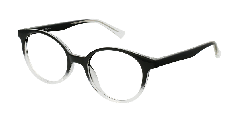 LUNETTES DE VUE enfant RZERO25 noir/blanc - Vue de face