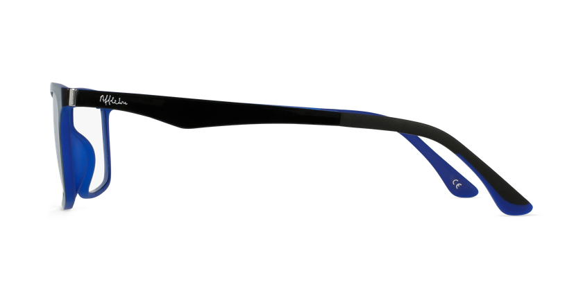 Óculos graduados homem MAGIC 32 BK BLUEBLOCK - BLOQUEIO LUZ AZUL preto/azul - Vista lateral
