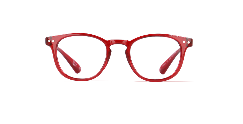 Óculos graduados homem BLUEBLOCK HOMEM vermelho - Vista de frente