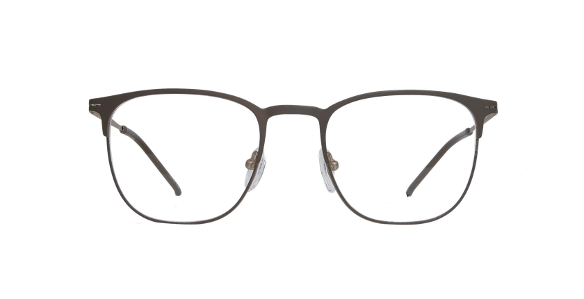 LUNETTES DE VUE homme ARGON marron/doré - Vue de face