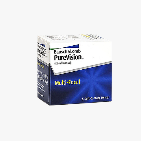 Lentilles de contact PureVision Multifocal 6 L Vue de face