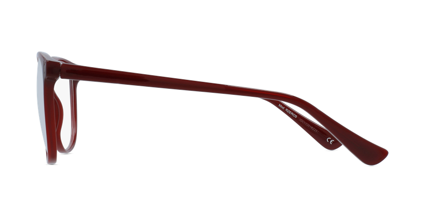 LUNETTES DE VUE femme RZERO5 rouge - Vue de côté
