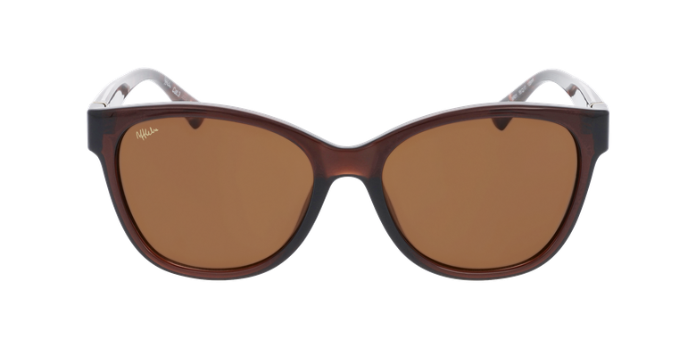 Gafas de sol mujer TITIANA marrónVista de frente Gafas de sol mujer TITIANA marrónVista de frente
