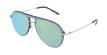 LUNETTES DE SOLEIL WAIMEA gris/vert - vue de 3/4