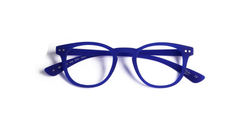 Óculos graduados MOD01P azul - Vista de frente