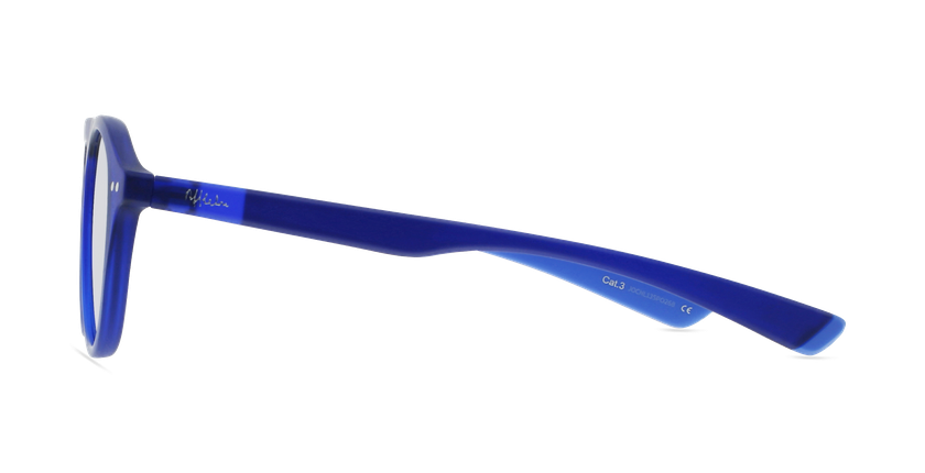 LUNETTES DE SOLEIL BORNEO bleu/bleu - Vue de côté