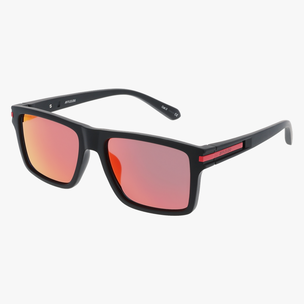 LUNETTES DE SOLEIL homme JAVIER noir - Vue de face