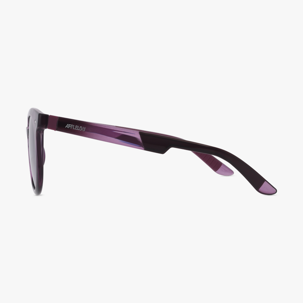 LUNETTES DE SOLEIL femme KENORA POLARIZED violet - Vue de face