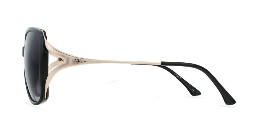 Óculos de sol senhora ROSALES BK preto/dourado - Vista lateral