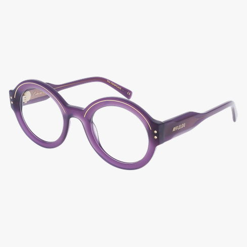 LUNETTES DE VUE CARACTERES FIL D'OR PERSPICACE violet