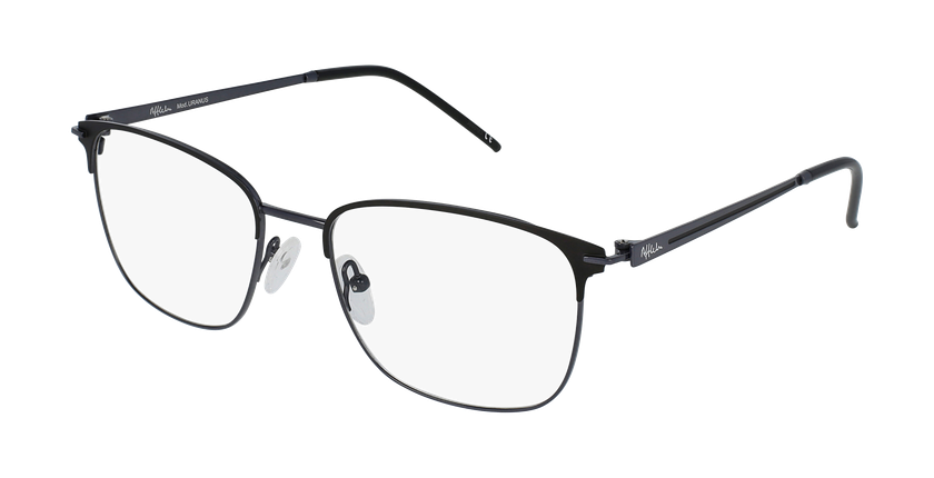 Óculos graduados homem URANUS GUBK cinzento/preto - vue de 3/4