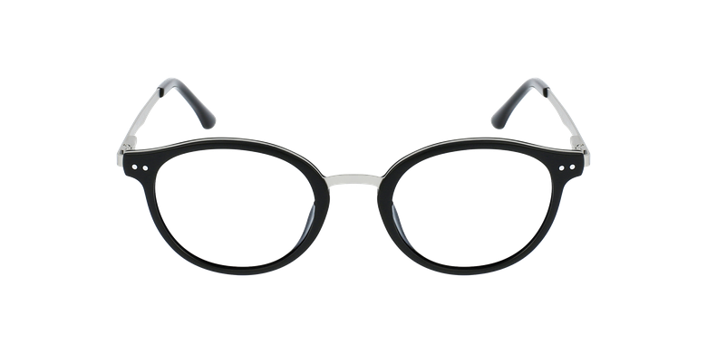 Lunettes de vue femme MAGIC 97 noir/argentéVue de face Lunettes de vue femme MAGIC 97 noir/argentéVue de face