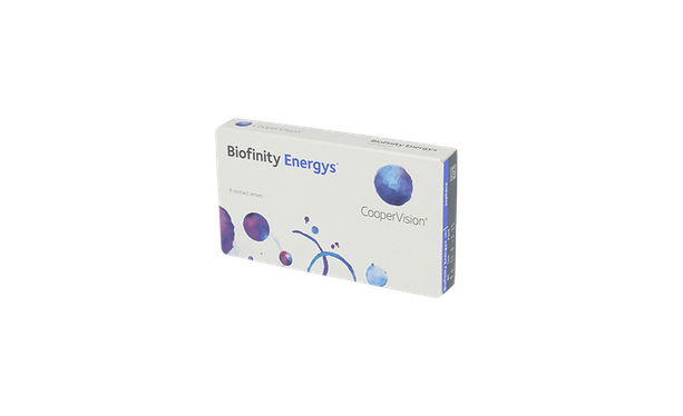Lentilles de contact Biofinity Energys 6L - Vue de face