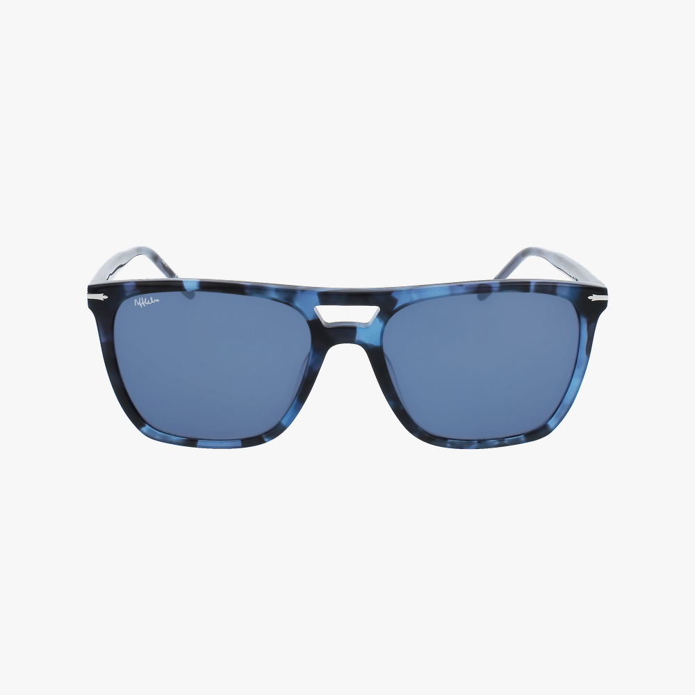 LUNETTES DE SOLEIL homme CAROUGE écaille/bleu - Vue de face