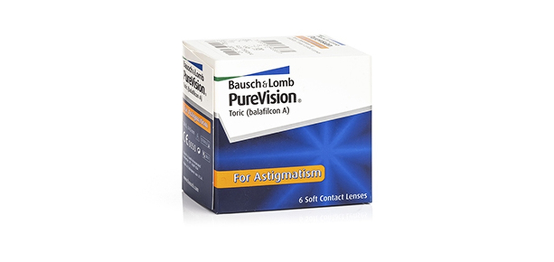 Lentilles de contact PureVision Toric 6L Lentilles de contact PureVision Toric 6L