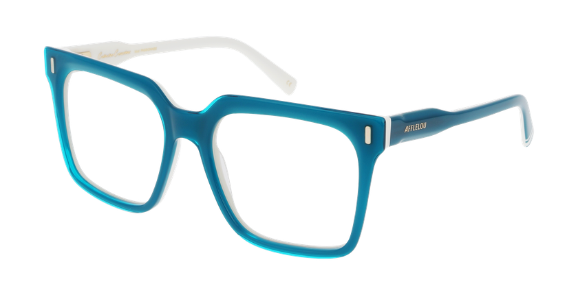LUNETTES DE VUE femme CARACTÈRES PASSIONNÉE bleu - Vue de face