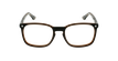 Óculos graduados criança REFORM TEENAGER (J2BKBR) preto/castanho - Vista de frente