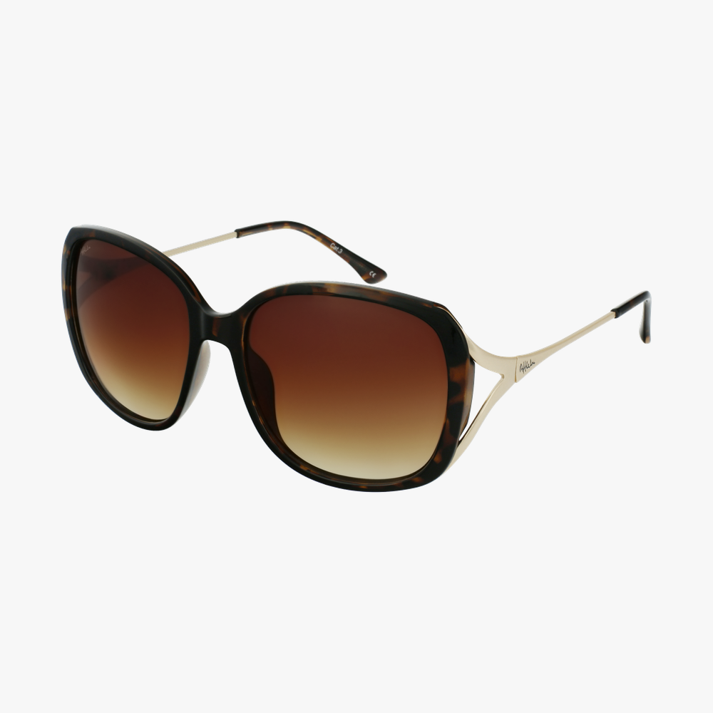 LUNETTES DE SOLEIL femme ROSALES écaille/doré - Vue de 3/4