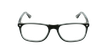Óculos graduados criança REFORM TEENAGER (J3BKGY) preto/cinzento - Vista de frente