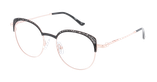 LUNETTES DE VUE femme MAGIC293 noir/doré - Vue de face