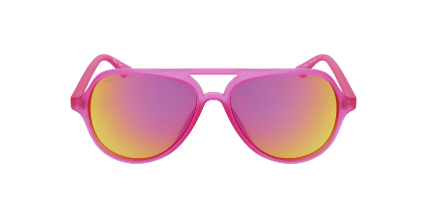 Óculos de sol criança RONDA PK rosa - Vista de frente