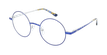 Óculos graduados MAGIC 96 BL azul/prateado - vue de 3/4